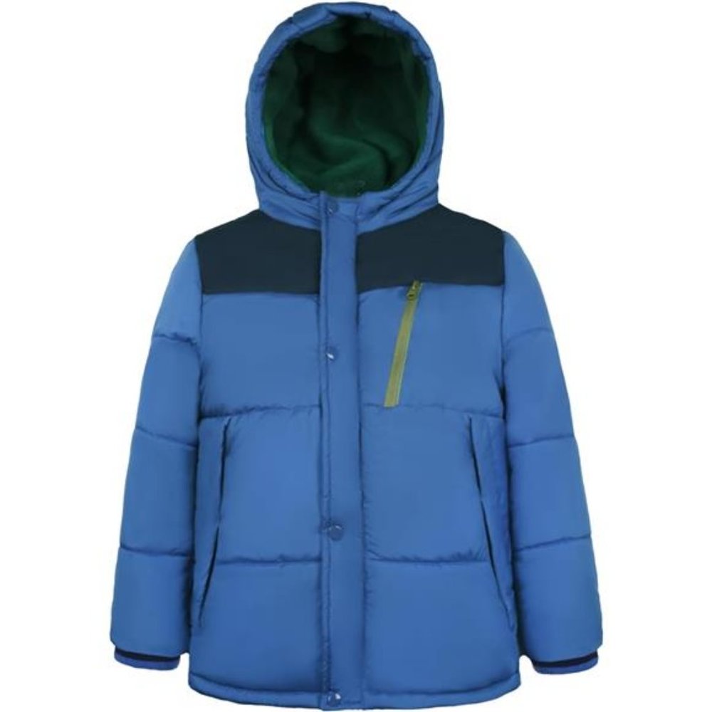 Boy's Winter Puffer Outwear Jackets Coats Down Waterproof Coat with Hood
